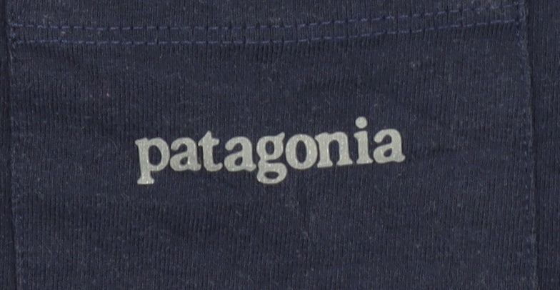 Patagonia Men's Blue Regular Fit Graphic Pocket T-Shirt Size M