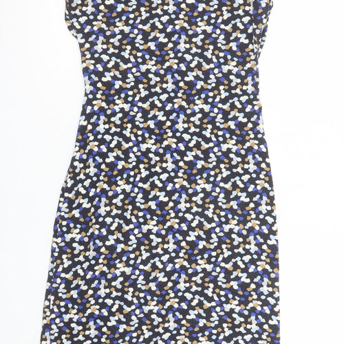 Hobbs Women’s Multicoloured Knee Length Jersey Wrap Dress Size 12