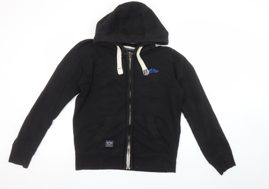 Drift King Men's Black Full Zip Hoodie Size S Classic Style