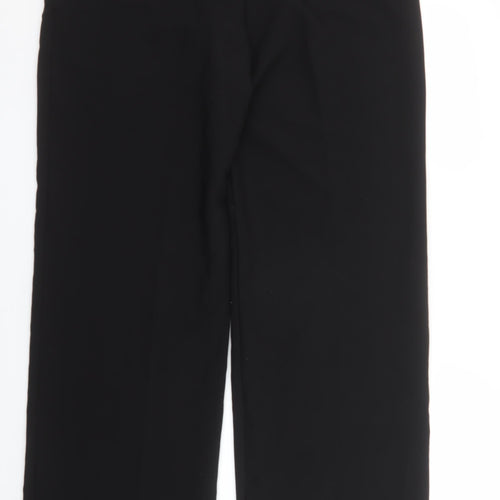 MNG Women's Black Tailored Straight Leg Trousers Size 18