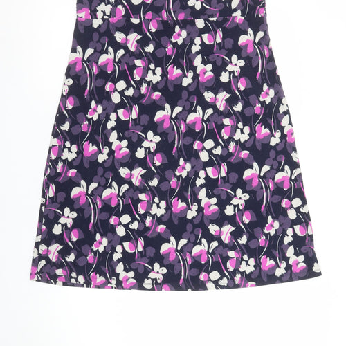 Lily and Me Women's Multicoloured Floral A-Line Skirt Size 12