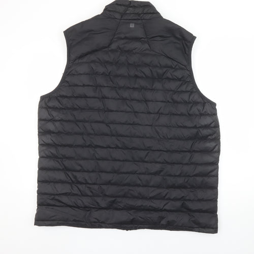 Mountain Warehouse Men’s Black XL Down Bodywarmer Gilet Padded Water Resistant