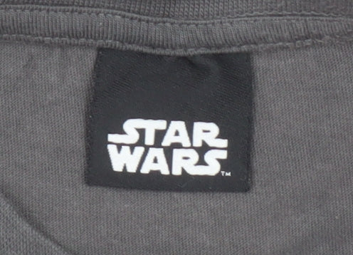 Pepco Boys Grey Star Wars Graphic Cotton T-Shirt 6-7 Years