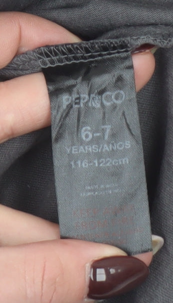 Pepco Boys Grey Star Wars Graphic Cotton T-Shirt 6-7 Years