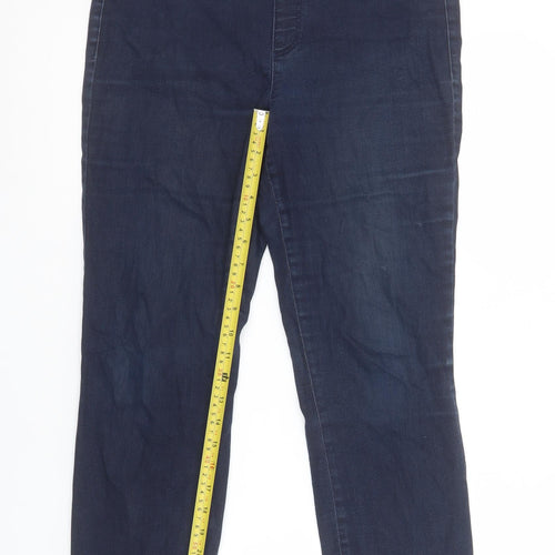 Marc Cain Women's Blue Stretch Jegging Slim Fit Jeans Size 16