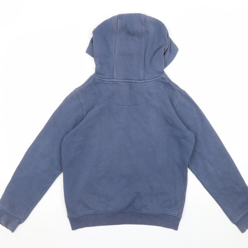 U.S. Polo Assn. Boys Blue Pullover Hoodie 9-10 Years Cotton Blend Sweatshirt