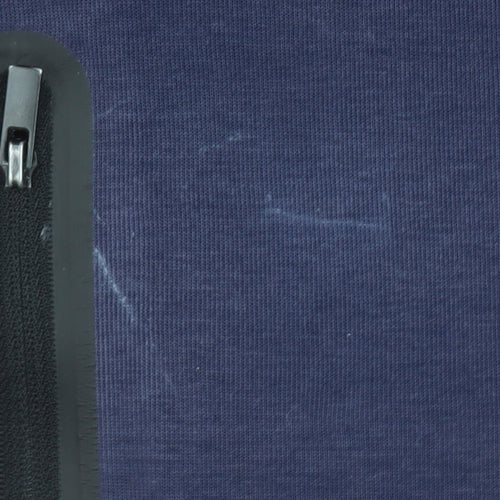 U.S. Athletic Men’s Blue Full Zip Hoodie XL Lightweight Cotton Blend