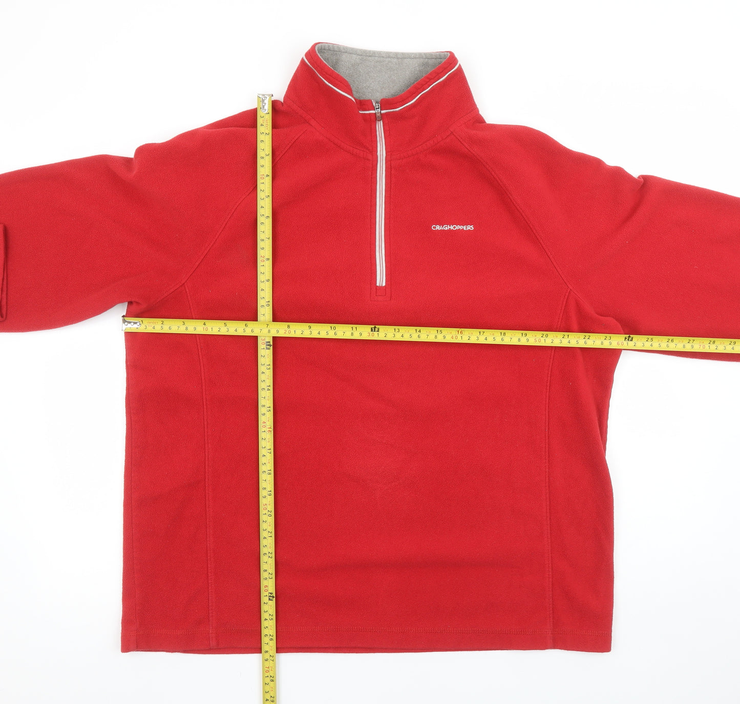 Craghoppers Men's Red XL Fleece Half Zip Pullover Sweatshirt