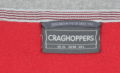 Craghoppers Men's Red XL Fleece Half Zip Pullover Sweatshirt