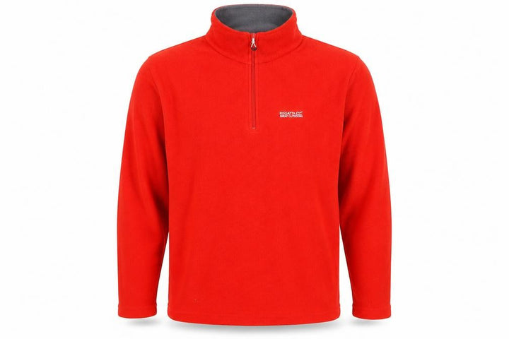 Regatta Men's Red XL Half Zip Fleece Sweatshirt Outdoor Pullover