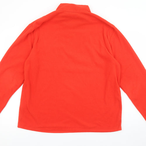 Regatta Men's Red XL Half Zip Fleece Sweatshirt Outdoor Pullover