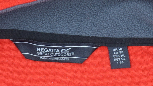 Regatta Men's Red XL Half Zip Fleece Sweatshirt Outdoor Pullover