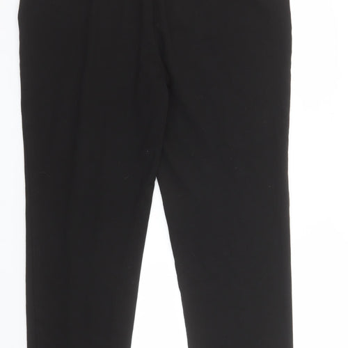 Marks and Spencer Women's Black Regular Fit Stretch Trousers Size 18