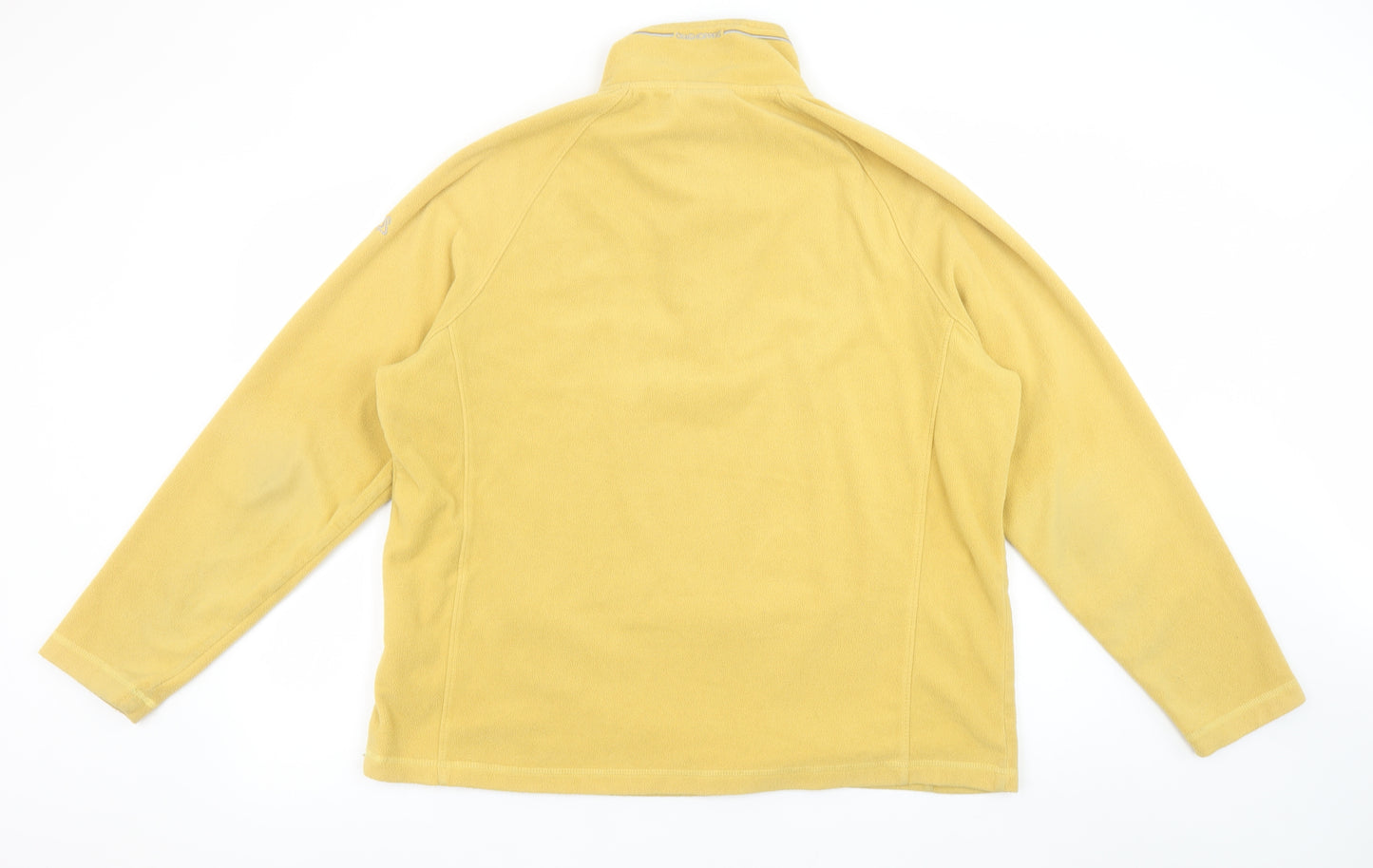 Craghoppers Men’s Yellow Fleece 1/4 Zip Pullover Sweatshirt XL