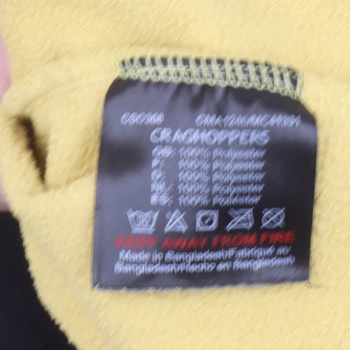 Craghoppers Men’s Yellow Fleece 1/4 Zip Pullover Sweatshirt XL