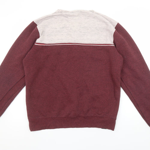 Manchester United Men's Red Crew Neck Sweatshirt L Regular Fit