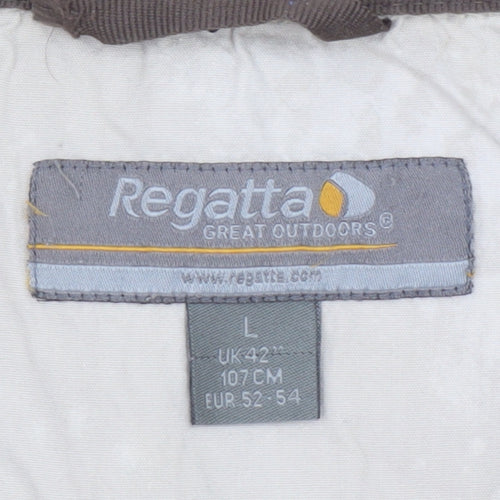 Regatta Men's Beige 1/4 Zip Fleece Sweatshirt L Outdoor Pullover