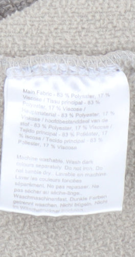 Regatta Men's Beige 1/4 Zip Fleece Sweatshirt L Outdoor Pullover