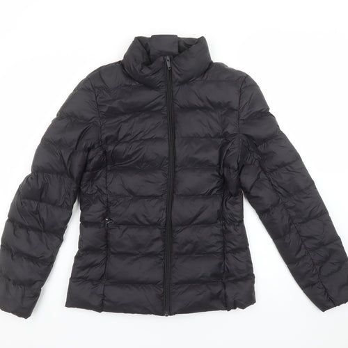 Marks and Spencer Women's Black Size 6 Puffer Jacket Down Filled