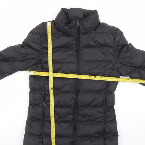 Marks and Spencer Women's Black Size 6 Puffer Jacket Down Filled