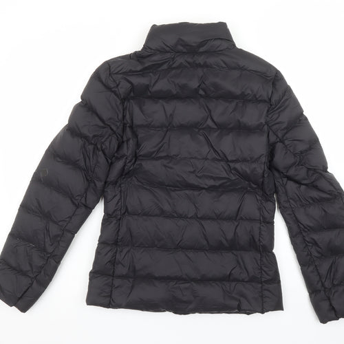 Marks and Spencer Women's Black Size 6 Puffer Jacket Down Filled