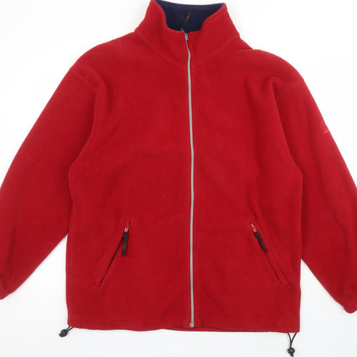Wynmaster Men's Red Fleece Full Zip Outdoor Jacket Size L