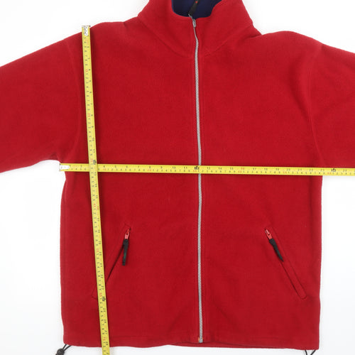 Wynmaster Men's Red Fleece Full Zip Outdoor Jacket Size L