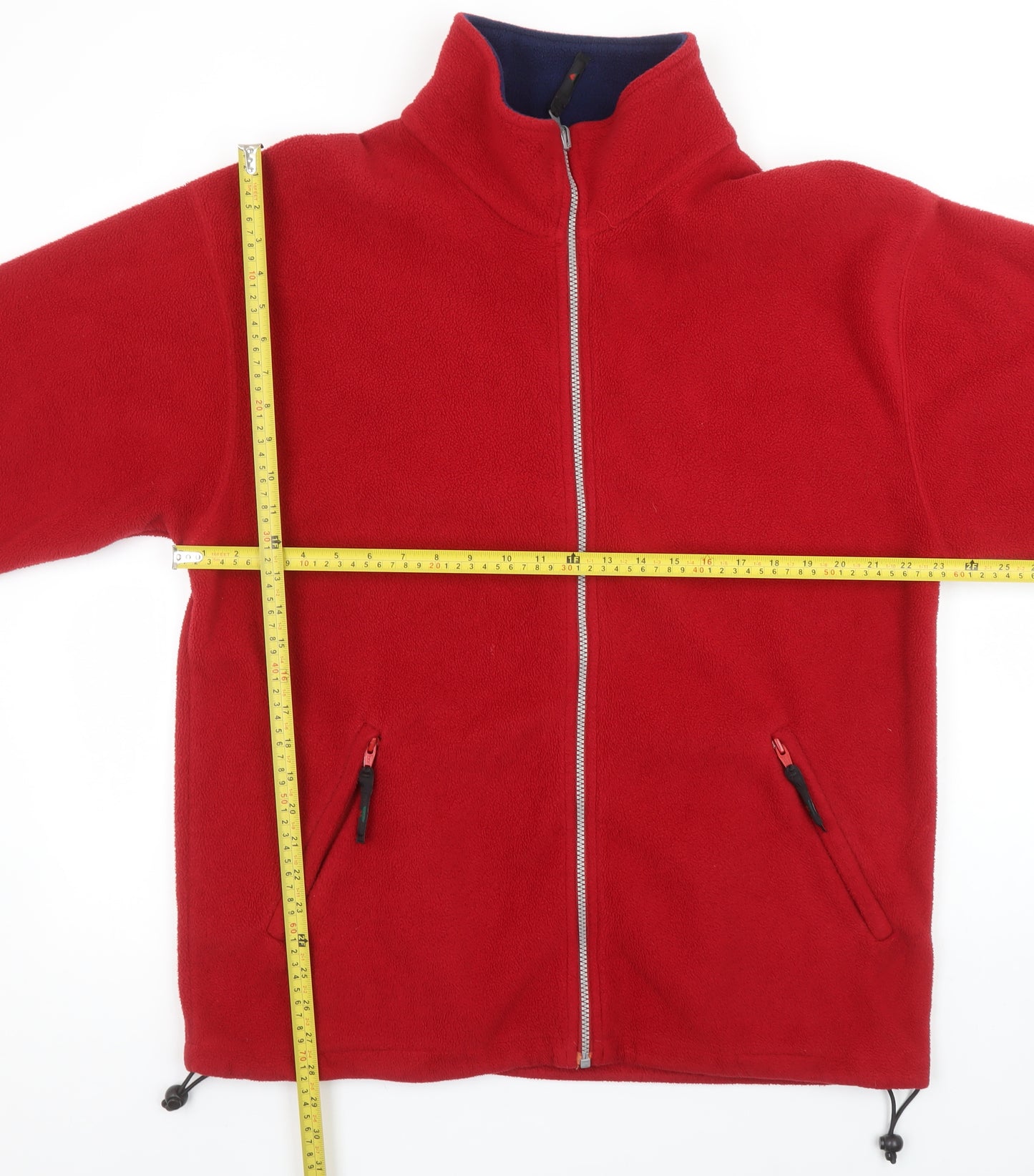 Wynmaster Men's Red Fleece Full Zip Outdoor Jacket Size L