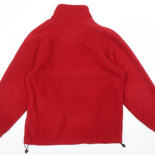 Wynmaster Men's Red Fleece Full Zip Outdoor Jacket Size L