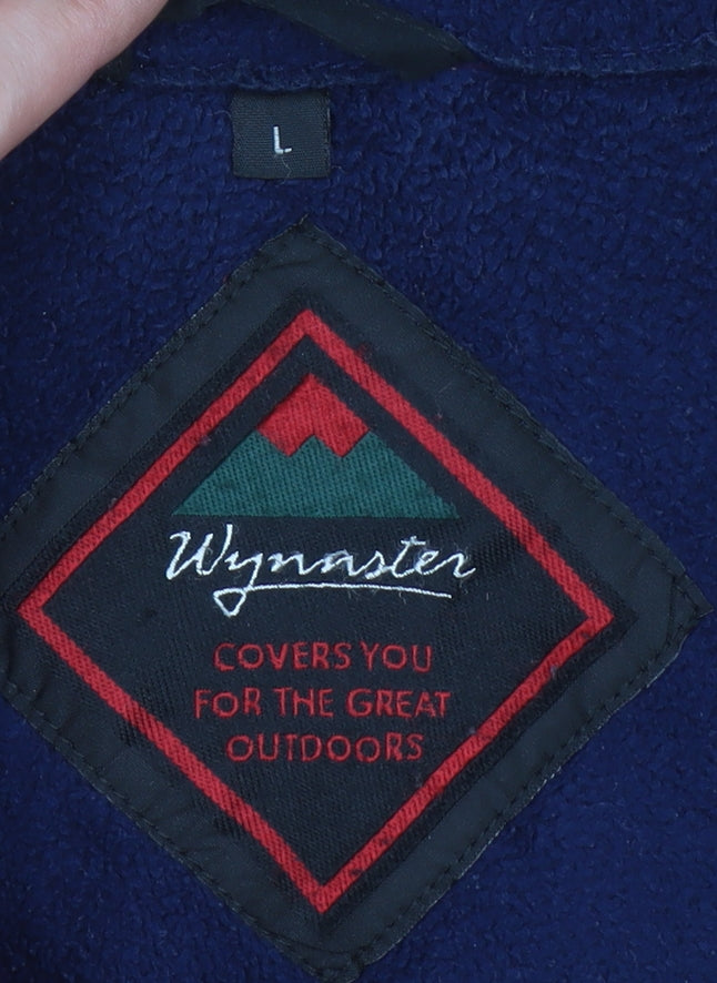 Wynmaster Men's Red Fleece Full Zip Outdoor Jacket Size L