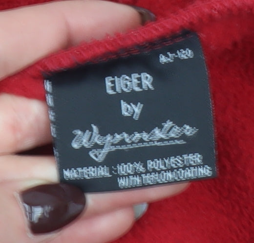 Wynmaster Men's Red Fleece Full Zip Outdoor Jacket Size L