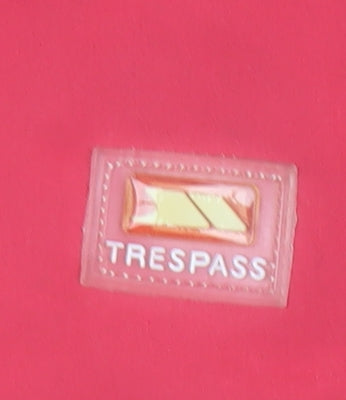 Trespass Women's Red Waterproof Hooded Rain Jacket Size M