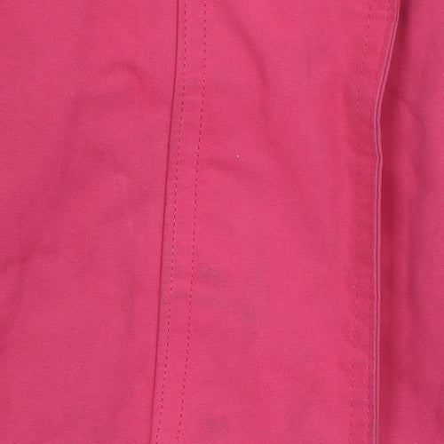 Trespass Women's Red Waterproof Hooded Rain Jacket Size M