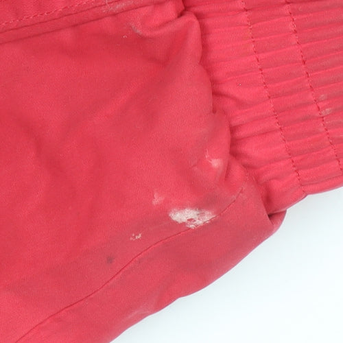Trespass Women's Red Waterproof Hooded Rain Jacket Size M