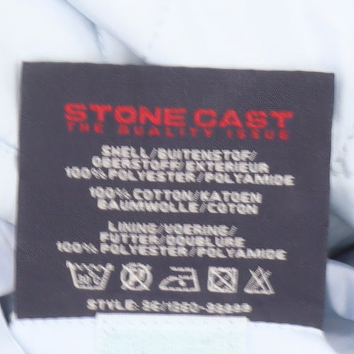 Stonecast Women's Blue Quilted Mid-Length Jacket Size M