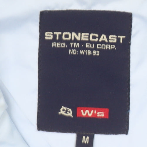 Stonecast Women's Blue Quilted Mid-Length Jacket Size M