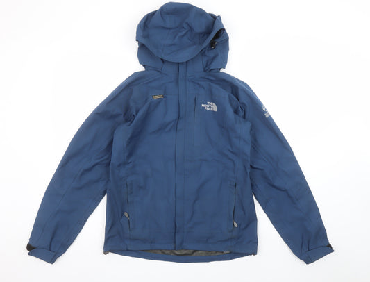 The North Face Men's Blue Small Gore-Tex Summit Series Hooded Waterproof Jacket