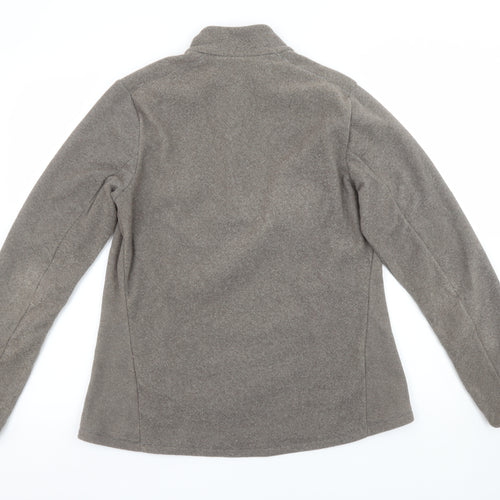 Quechua Women’s Grey 1/4 Zip Fleece Sweatshirt 2XL - Warm Outdoor Layer