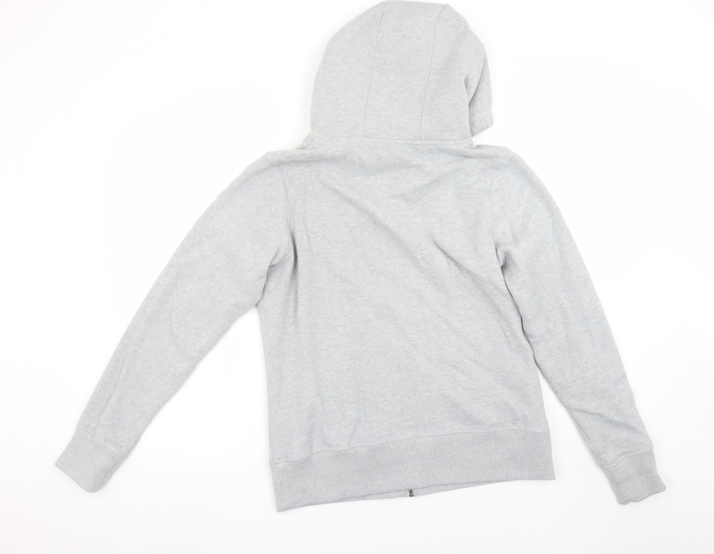 Crew Clothing Women’s Grey Full Zip Hoodie Size 14 Sherpa Lined