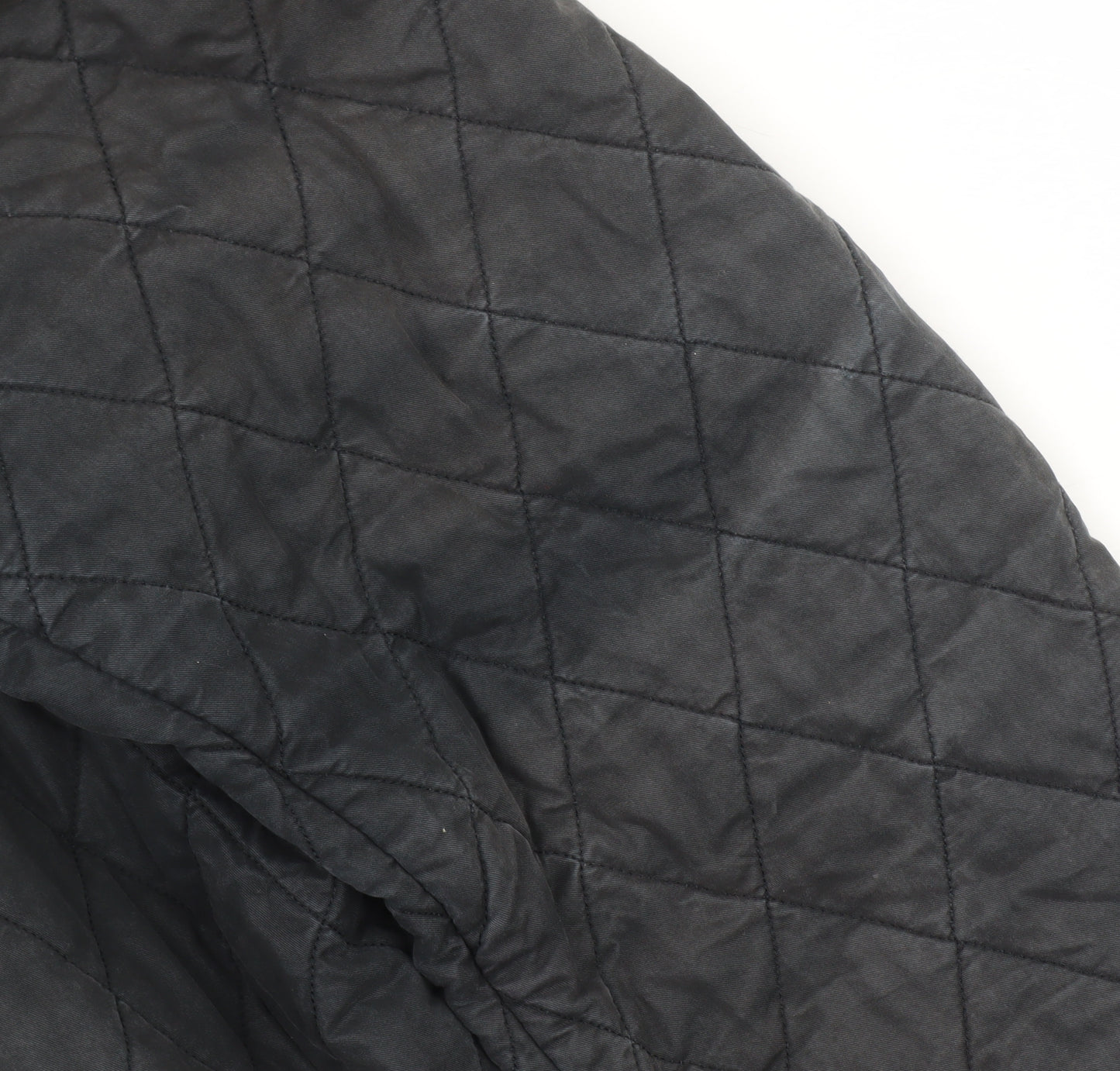 Barbour Men's Black Quilted Jacket XL Outdoor Mid-Length