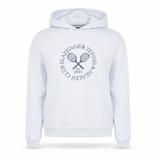 Slazenger Women's White Hoodie UK 8 Embroidered Tennis Pullover