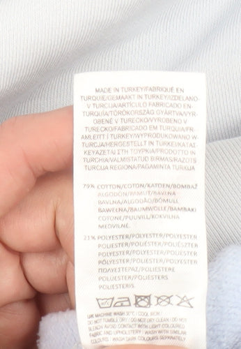 Slazenger Women's White Hoodie UK 8 Embroidered Tennis Pullover