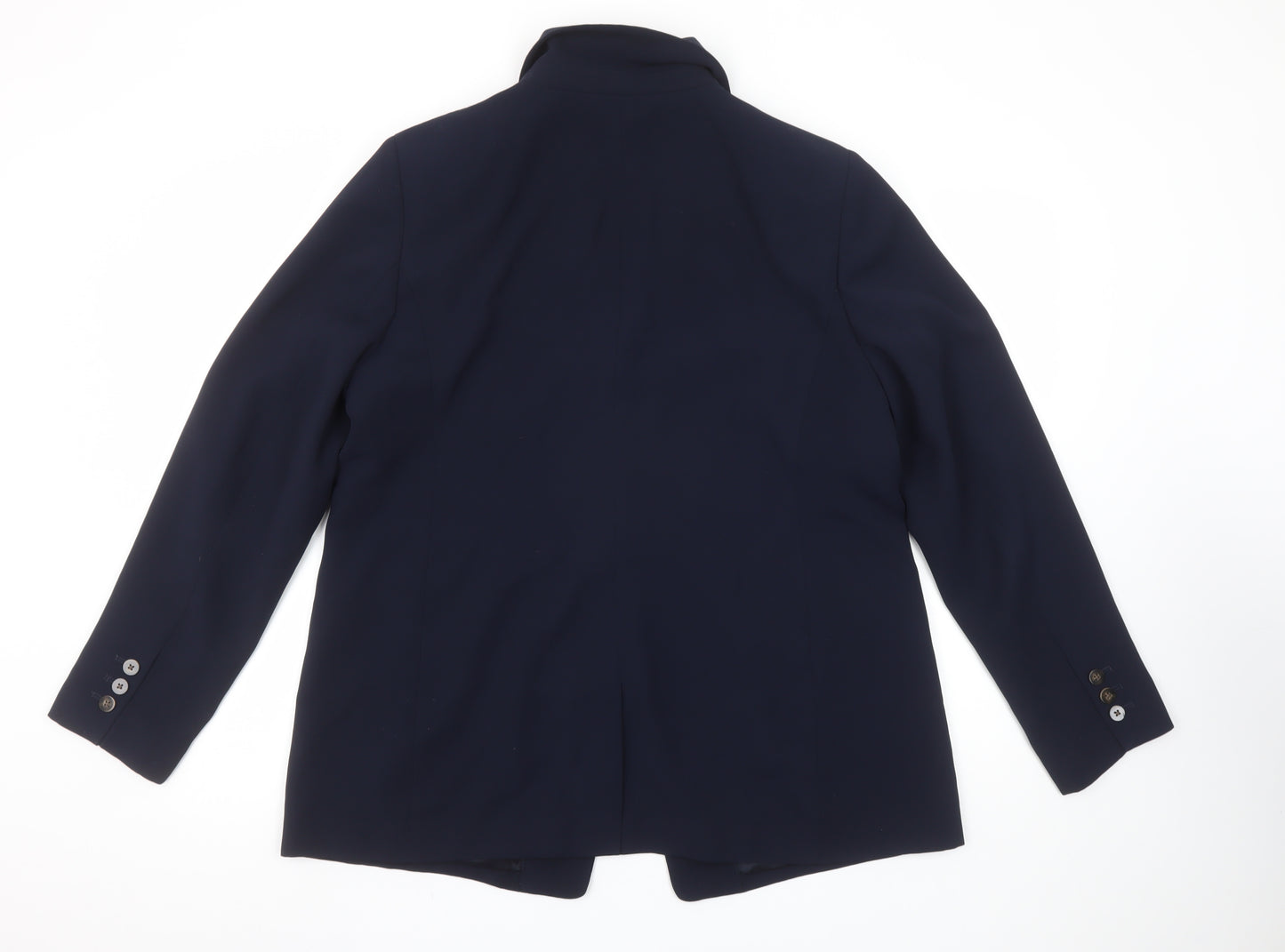 Marks and Spencer Women’s Blue Tailored Fit Blazer Size 16