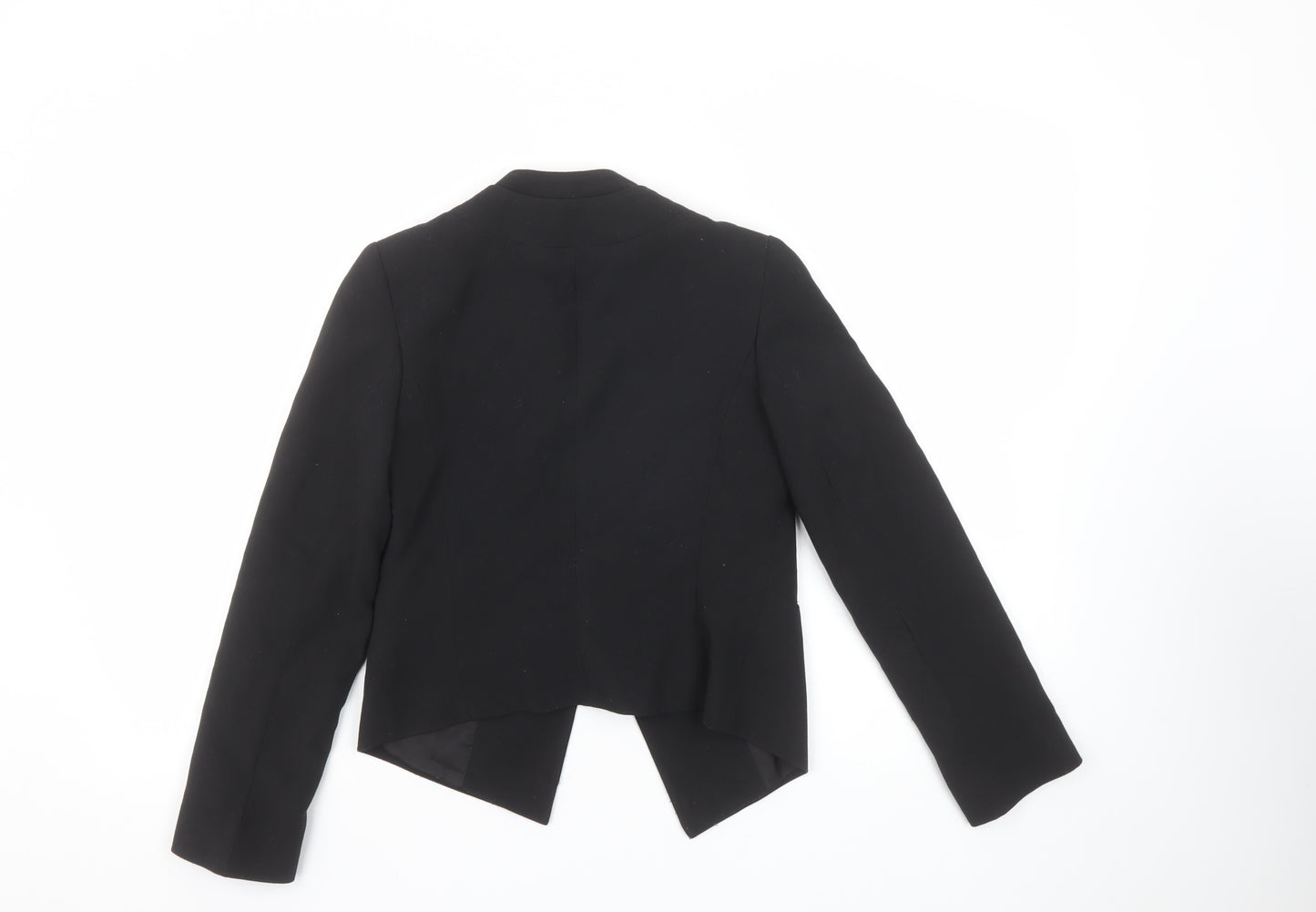 Topshop Petite Black Shawl Collar Blazer Jacket UK 4