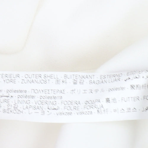 Zara Women White Double-Breasted Blazer Jacket Size S Tailored Fit