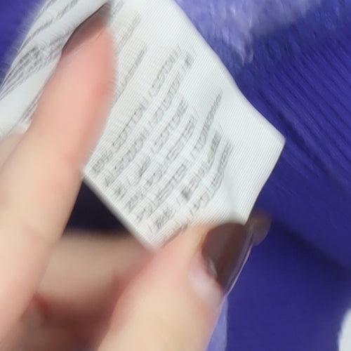 Superdry Women's Purple Graphic Pullover Hoodie Small