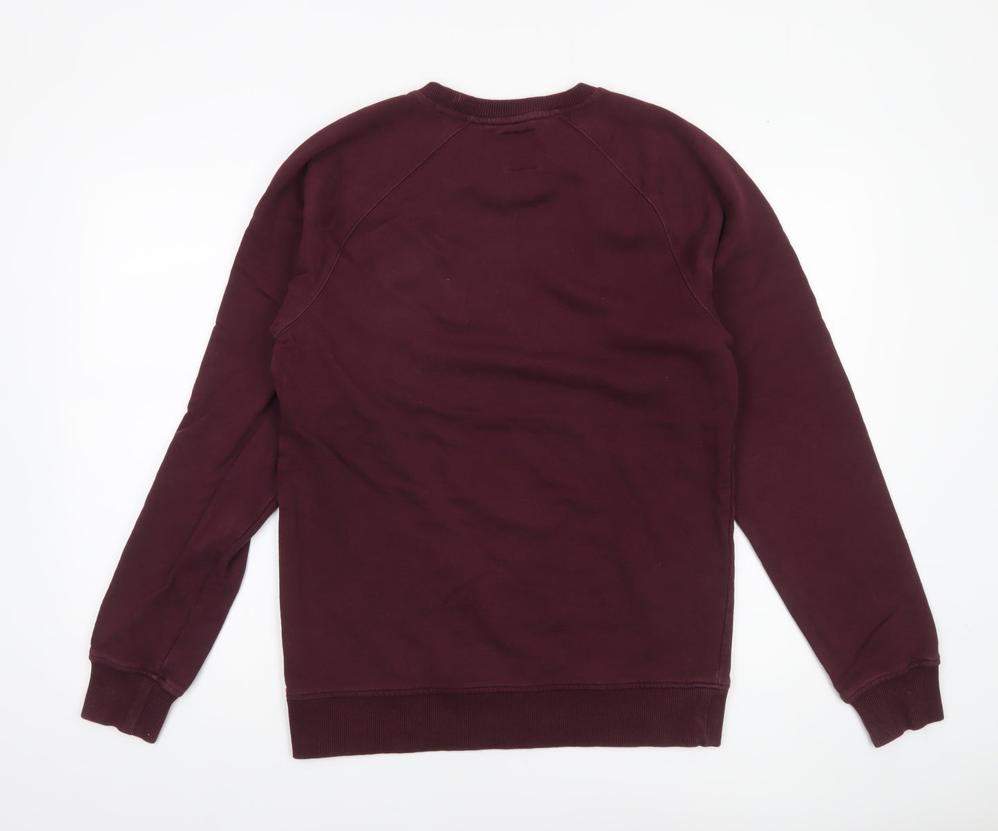 Dickies Men’s Red Small Pullover Sweatshirt Logo Crew Neck