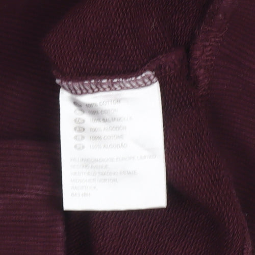 Dickies Men’s Red Small Pullover Sweatshirt Logo Crew Neck