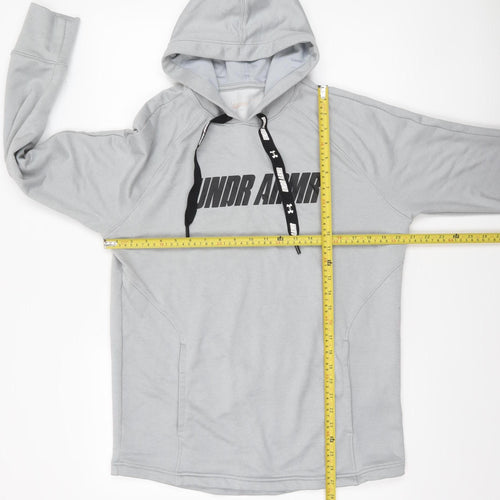 Under Armour Men's Grey Pullover Hoodie Medium Sports Jumper