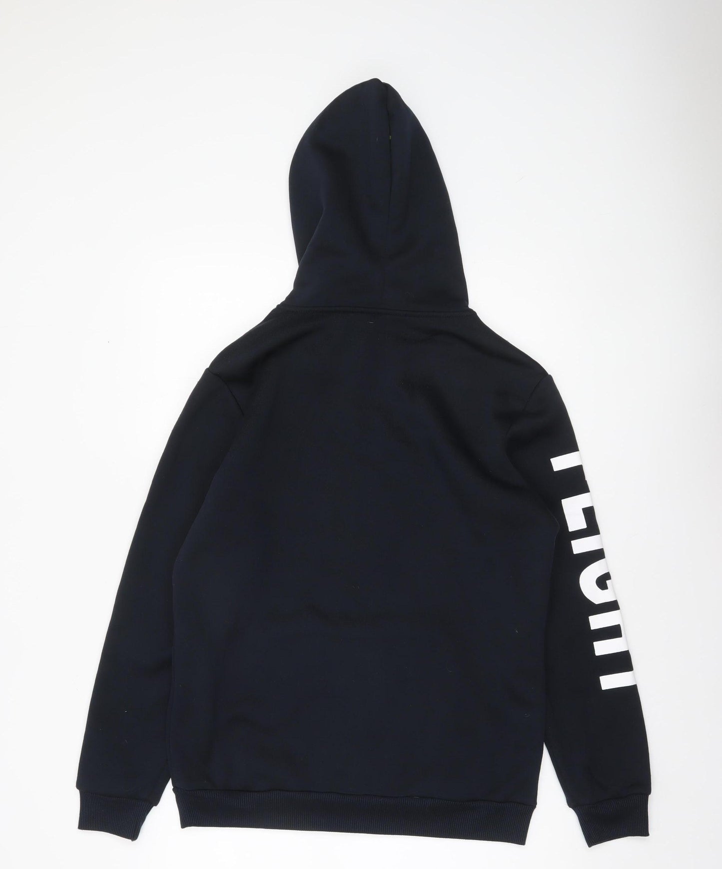 SHEIN Women's Black Pullover Hoodie Size S Flight Print Sweatshirt